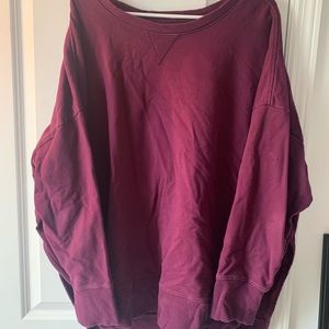 Long sleeve sweater/sweatshirt crew neck